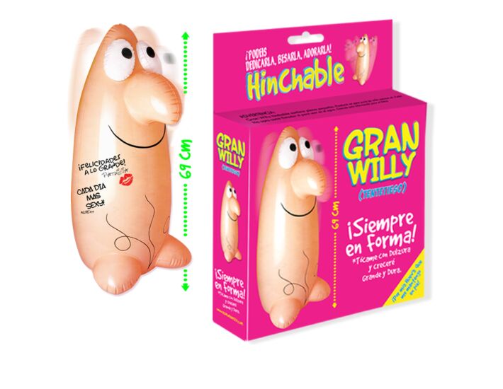 69 cm inflatable penis