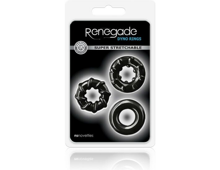 Renegade dyno kit de anillos - negro