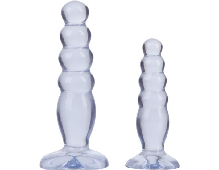 Crystal transparent jellies anal kit