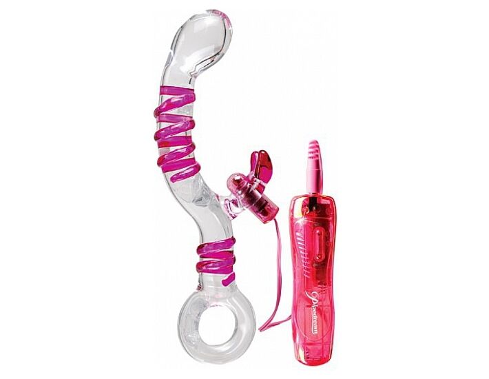 Glass dildo number 16 Icicles