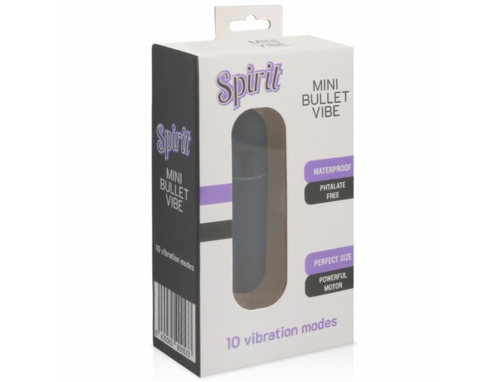 Spirit bala vibrador 10 velocidades negro