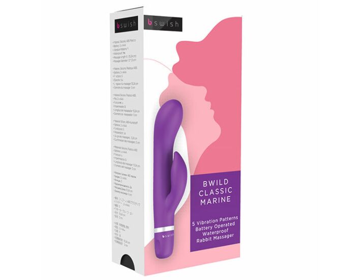 B swish - bwild classic marine rabbit vibrator purple
