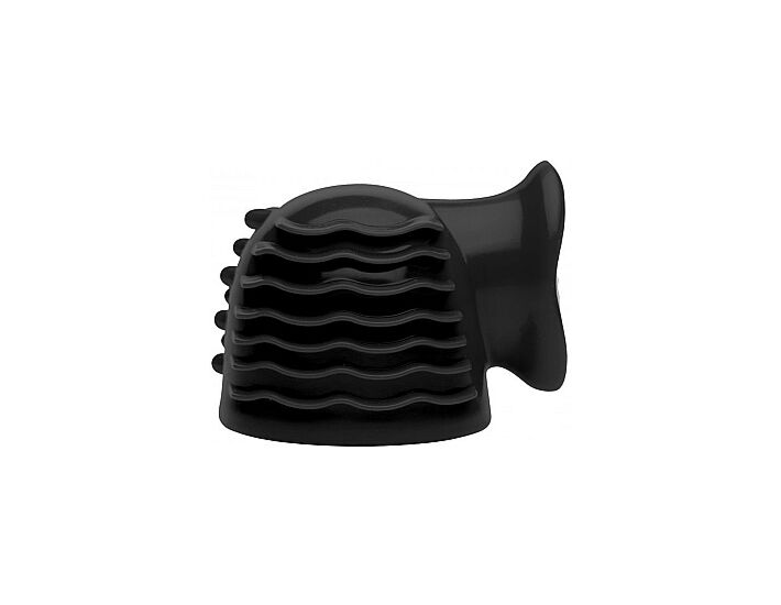 Thunder-gasm 3 in 1 acople de silicona para varita - negro