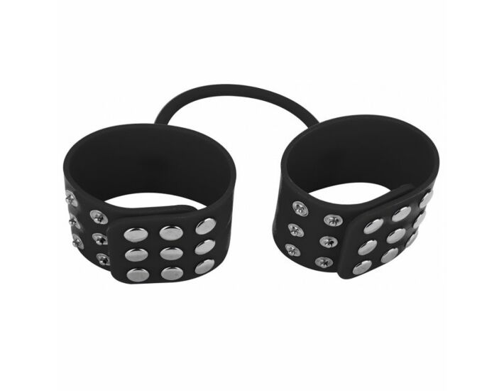 Handcuffs black silicone ouch