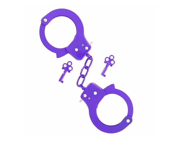 ultra lilac metal handcuffs Sex