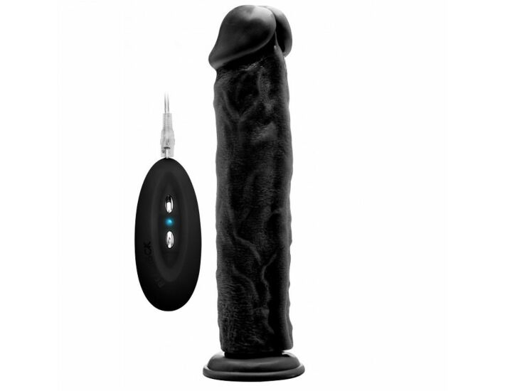 Real rock vibrator 100 010 black realistico 295 cm