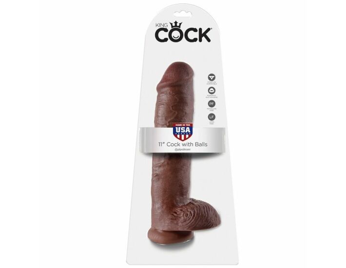 Realistic Brown King 28cm Penis