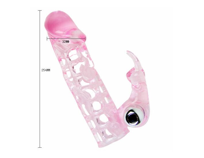 Silicone Case 10 beats penis clitoral vibrator
