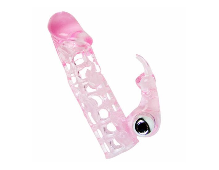 Silicone Case 10 beats penis clitoral vibrator