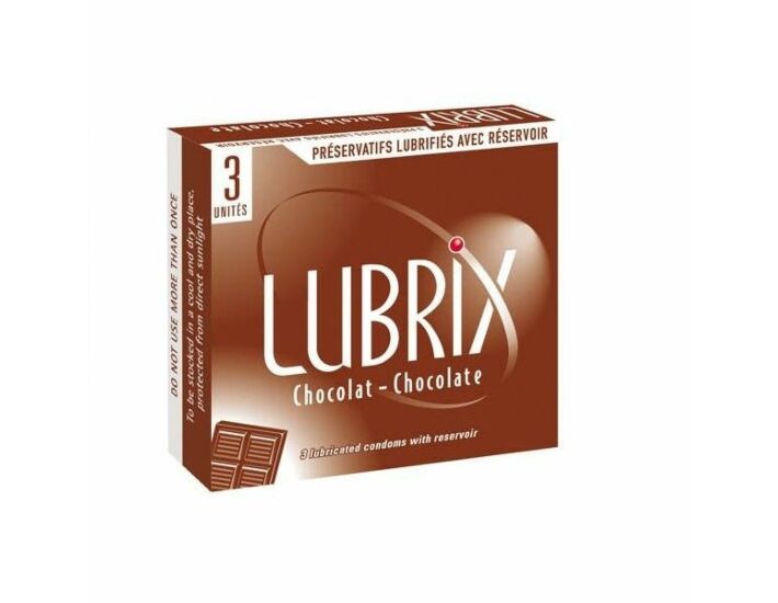 Lubrix box 3 units chocolate flavor