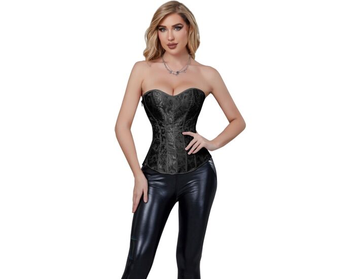 Black PVC Corset