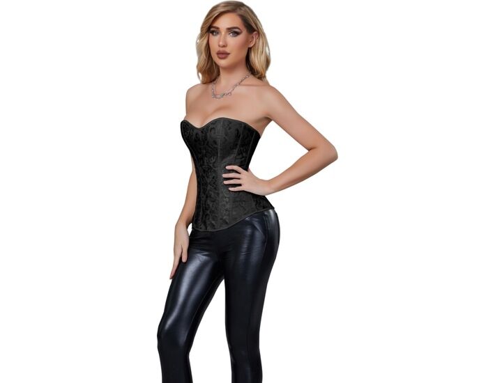 Black PVC Corset