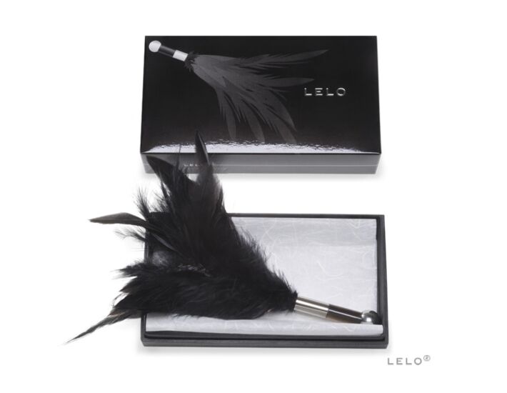 Plumas Tantra Feather Teaser Black Lelo