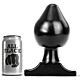 ALL BLACK 19cm Anal Plug with Gradual Opening