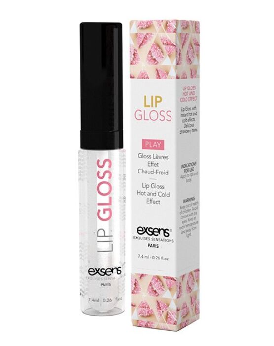 Lip Gloss Exsens Hot Kiss Cold Effect Strawberry 7ml