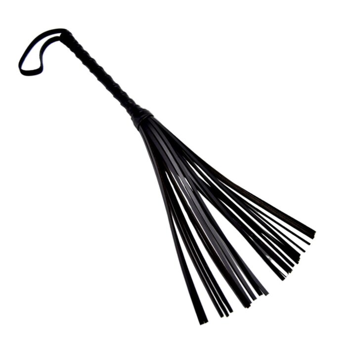 Bound Leather Flogger with Sturdy Nubuck Leather Handle Bound Leather Flogger with Sturdy Nubuck Leather Handle