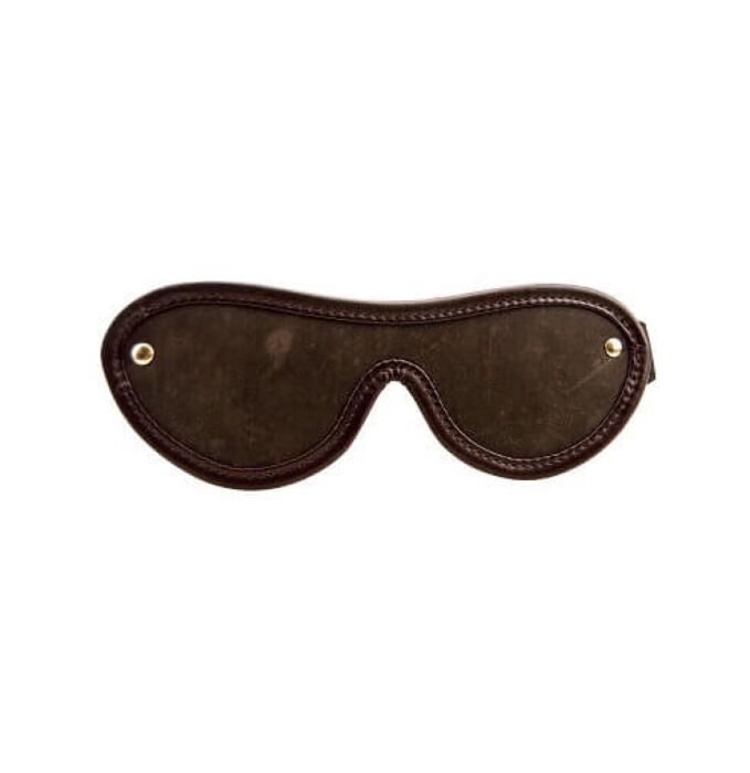 Blindfold Bound Nubuck Leather Adjustable Design Blindfold Bound Nubuck Leather Adjustable Design
