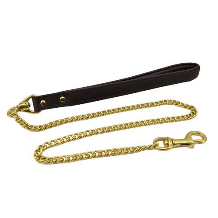 Bound Nubuck Leather Leash 108 cm with Durable Handle Bound Nubuck Leather Leash 108 cm with Durable Handle