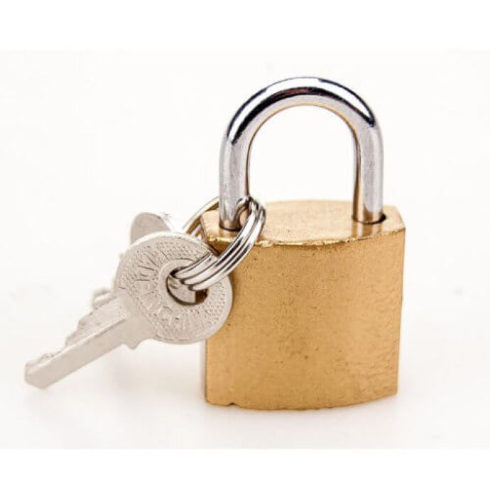 Padlock Bound Key Sturdy Brass for Bondage Scenes Padlock Bound Key Sturdy Brass for Bondage Scenes