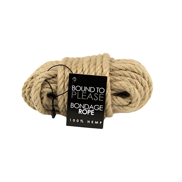 Bondage Rope Bound to Please Hemp 10m Comfortable Restraint Bondage Rope Bound to Please Hemp 10m Comfortable Restraint