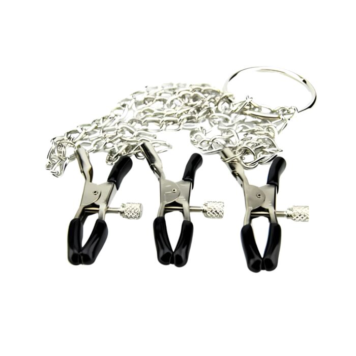 Bound to Please Nipple & Clit Clamp for Pleasure Stimulation Bound to Please Nipple & Clit Clamp for Pleasure Stimulation