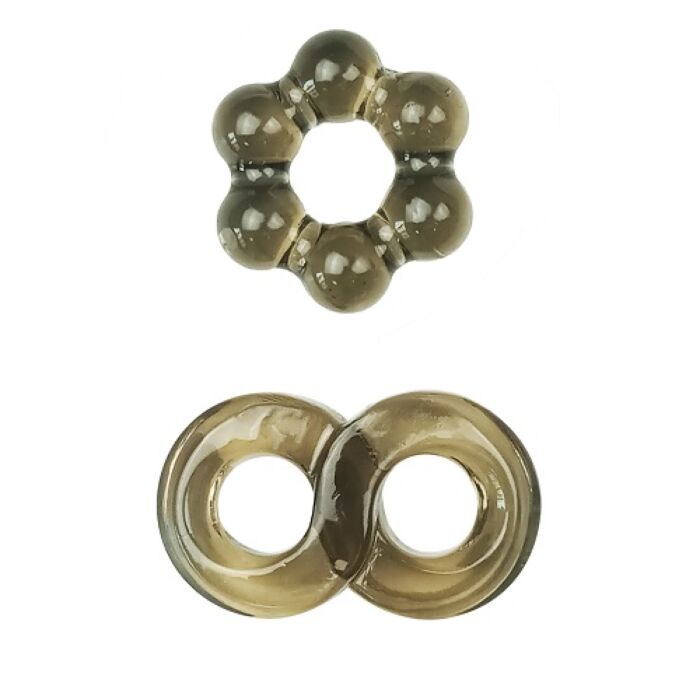 Cock Ring Set JoyRings Stamina 2 Pack Cock Ring Set JoyRings Stamina 2 Pack