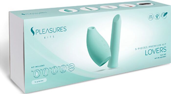 S Pleasures Lovers Kit Pressure‑Wave and Bullet