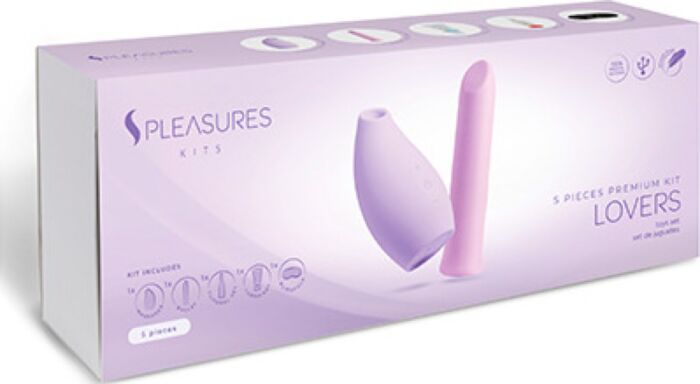 S Pleasures Kits Lovers Kit — Pressure-wave & Bullet S Pleasures Kits Lovers Kit — Pressure-wave & Bullet
