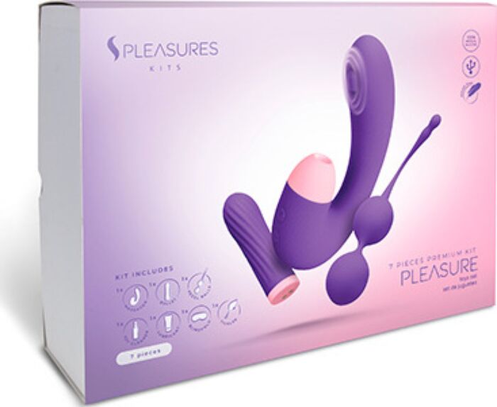 S Pleasures Kits Pleasure Kit – Rechargeable Silicone Set S Pleasures Kits Pleasure Kit – Rechargeable Silicone Set