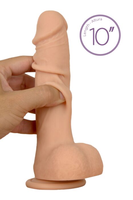 Dildo S Pleasures Realistic Ricardo 10" with Suction Base Dildo S Pleasures Realistic Ricardo 10" with Suction Base