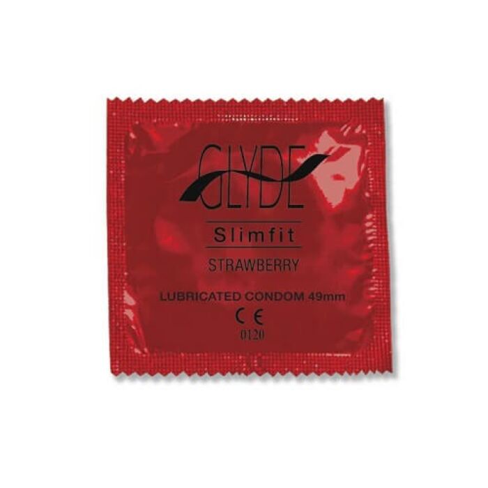 Glyde Vegan Condoms 100 Bulk Pack Strawberry Flavour Glyde Vegan Condoms 100 Bulk Pack Strawberry Flavour