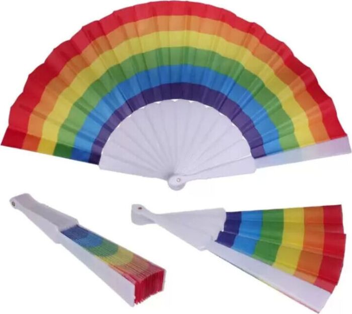LGBT Fan PRIDE Rainbow Fabric Unique Design