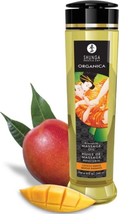 Massage Oil Shunga Mango Organic Sensation Massage Oil Shunga Mango Organic Sensation