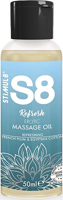 STIMUL8 S8 Refresh Erotic Massage Oil 50ml