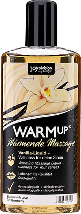JOYDIVISION WARMUP Warming Vanilla Massage Oil 150ml