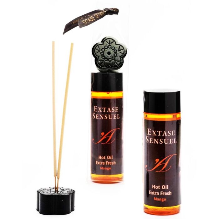 Massage Oil Extase Sensual Mango with Hot-Cold Effect Massage Oil Extase Sensual Mango with Hot-Cold Effect