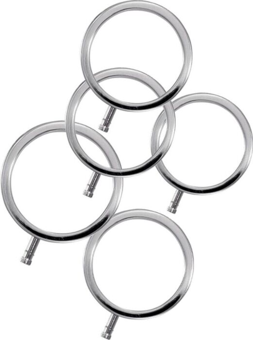 ELECTRASTIM ElectraRings Metal Cock Ring Pack (5)