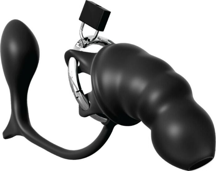 Anal Fantasy Elite Ass-Gasm Cock Blocker Chastity Set