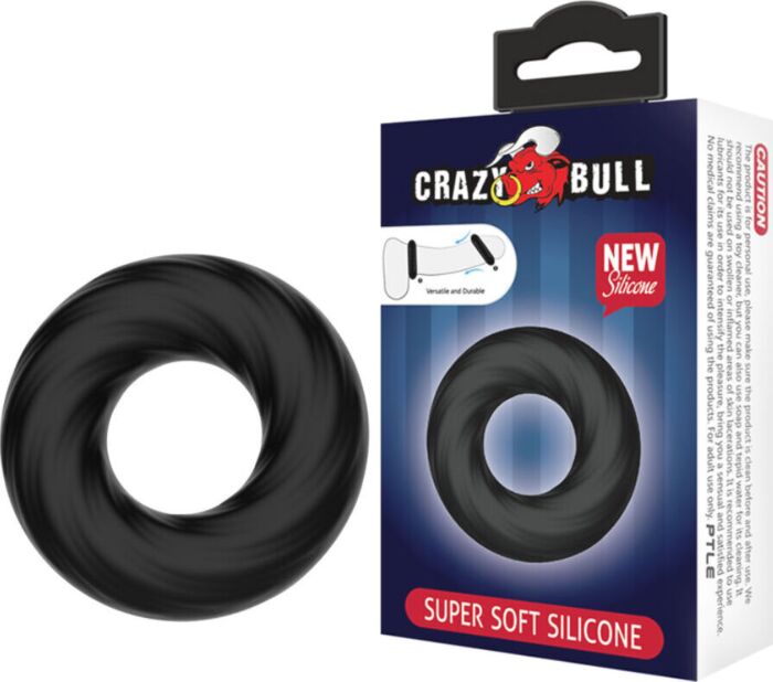 Silicone Ring Crazy Bull - Spiral Design for Comfort