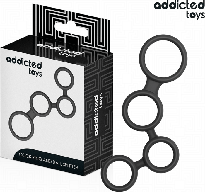 Cock Ring Addicted Toys with Ball Dividers Cock Ring Addicted Toys with Ball Dividers