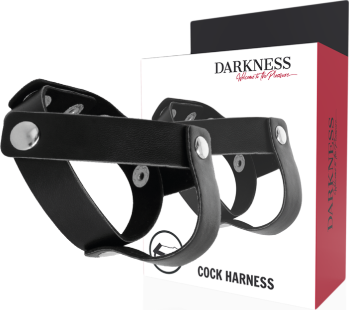 Penis Ring Darkness Sensations - Adjustable Leather Fit Penis Ring Darkness Sensations - Adjustable Leather Fit