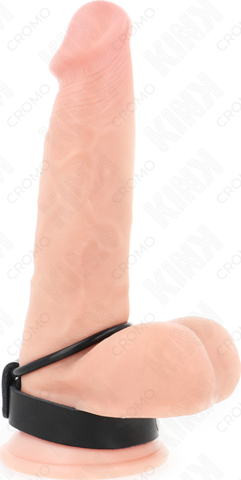 KINK Silicone Cock Ring with Ball Divider