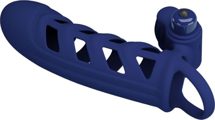 Vibrator Pretty Love Altaf Blue Silicone Sleeve