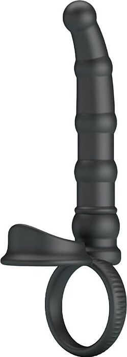 Vibrator Ring Pretty Love Tatum with Anal Plug Vibrator Ring Pretty Love Tatum with Anal Plug