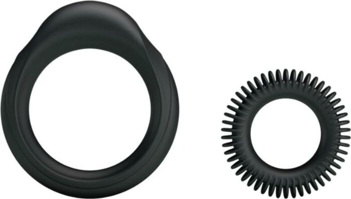 Baile For Him Manhood Silicone Ring Set for Pleasure Baile For Him Manhood Silicone Ring Set for Pleasure