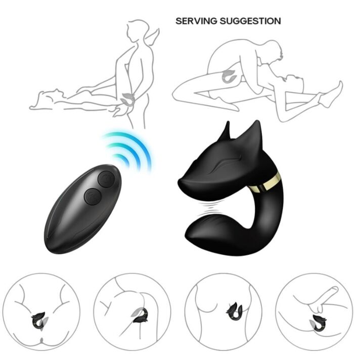 Couples Vibrator ARMONY Fox Remote Control Dual Motors Couples Vibrator ARMONY Fox Remote Control Dual Motors