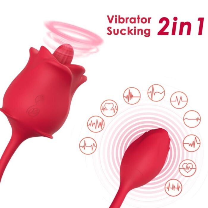 Suction Stimulator & Vibrator ARMONY PINK 10 Modes Suction Stimulator & Vibrator ARMONY PINK 10 Modes