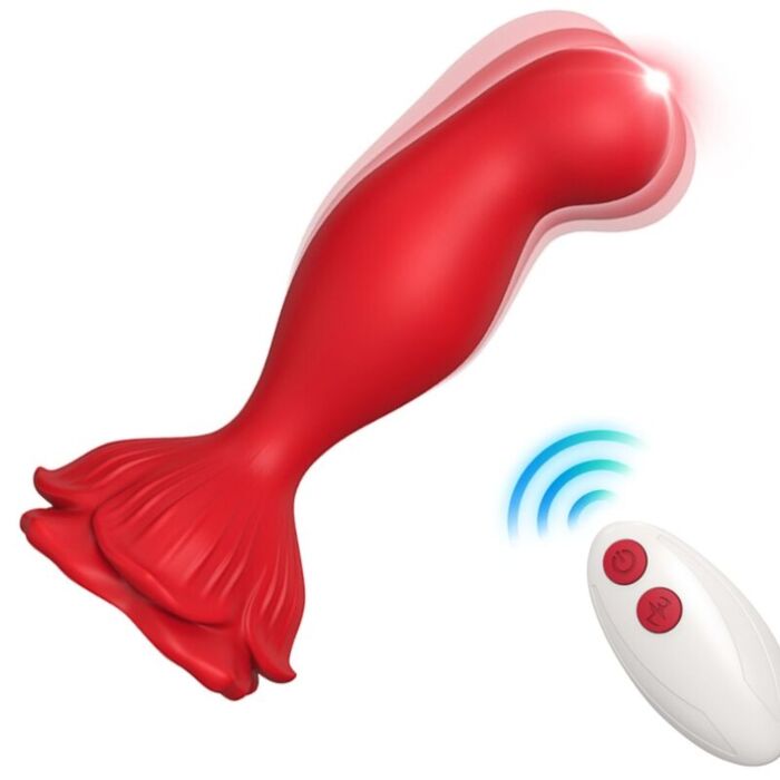 Anal Plug ARMONY Remote Control Red Dual Stimulation Anal Plug ARMONY Remote Control Red Dual Stimulation