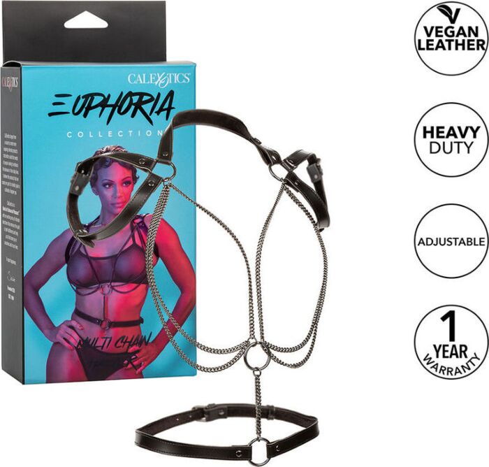 BDSM Harness Calexotics Euphoria Multi Chain BDSM Harness Calexotics Euphoria Multi Chain