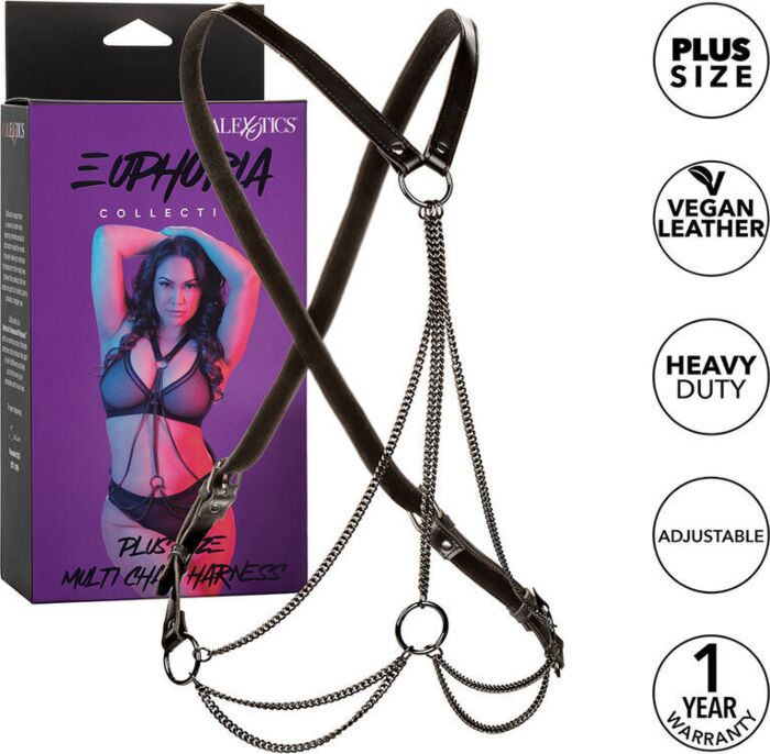 BDSM Harness CalExotics Euphoria Plus Size Premium BDSM Harness CalExotics Euphoria Plus Size Premium